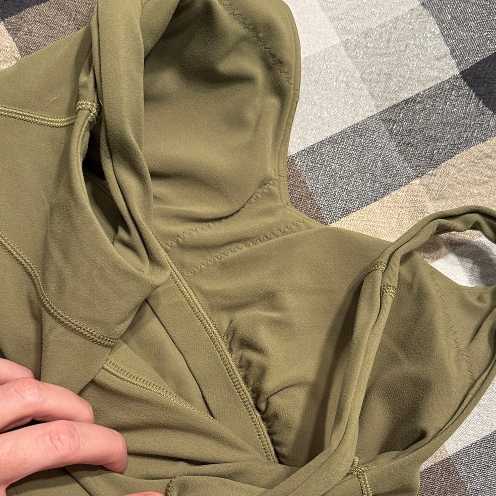 Lululemon Olive Green top - Picture 3 of 4